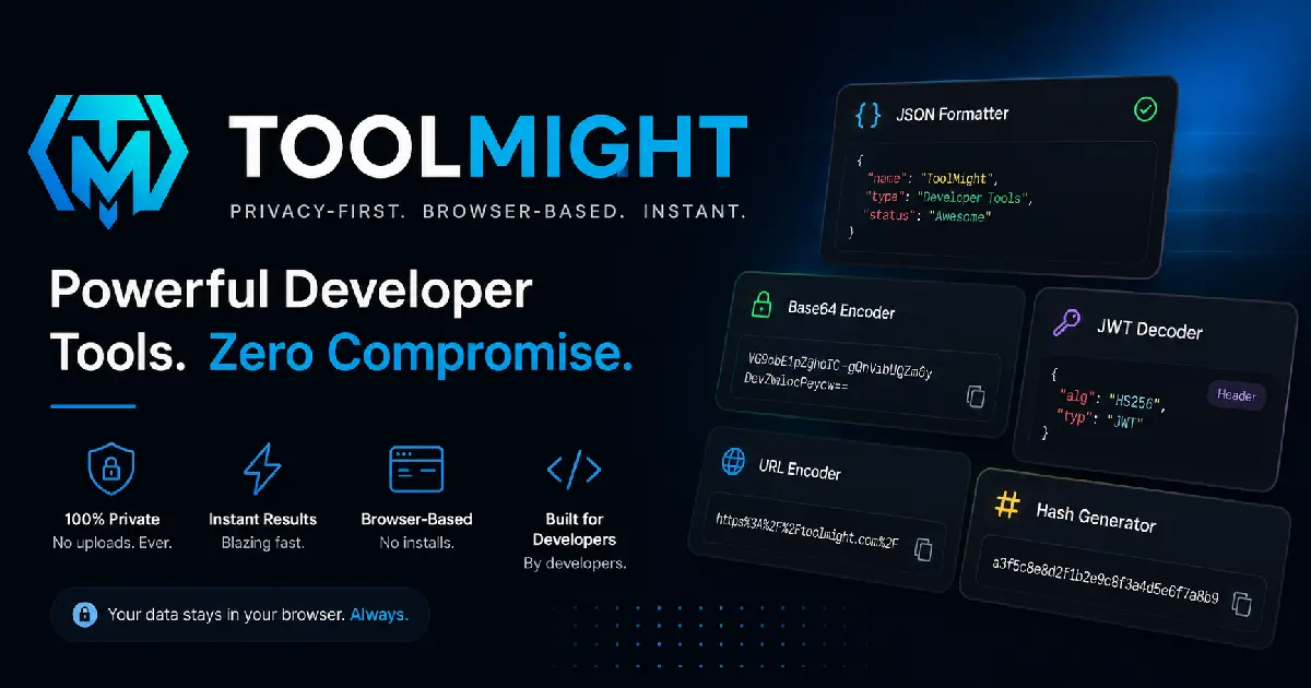 Base64 Encoder & Decoder – Online Encode & Decode Tool | ToolMight